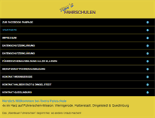 Tablet Screenshot of fahrschule-toms.de